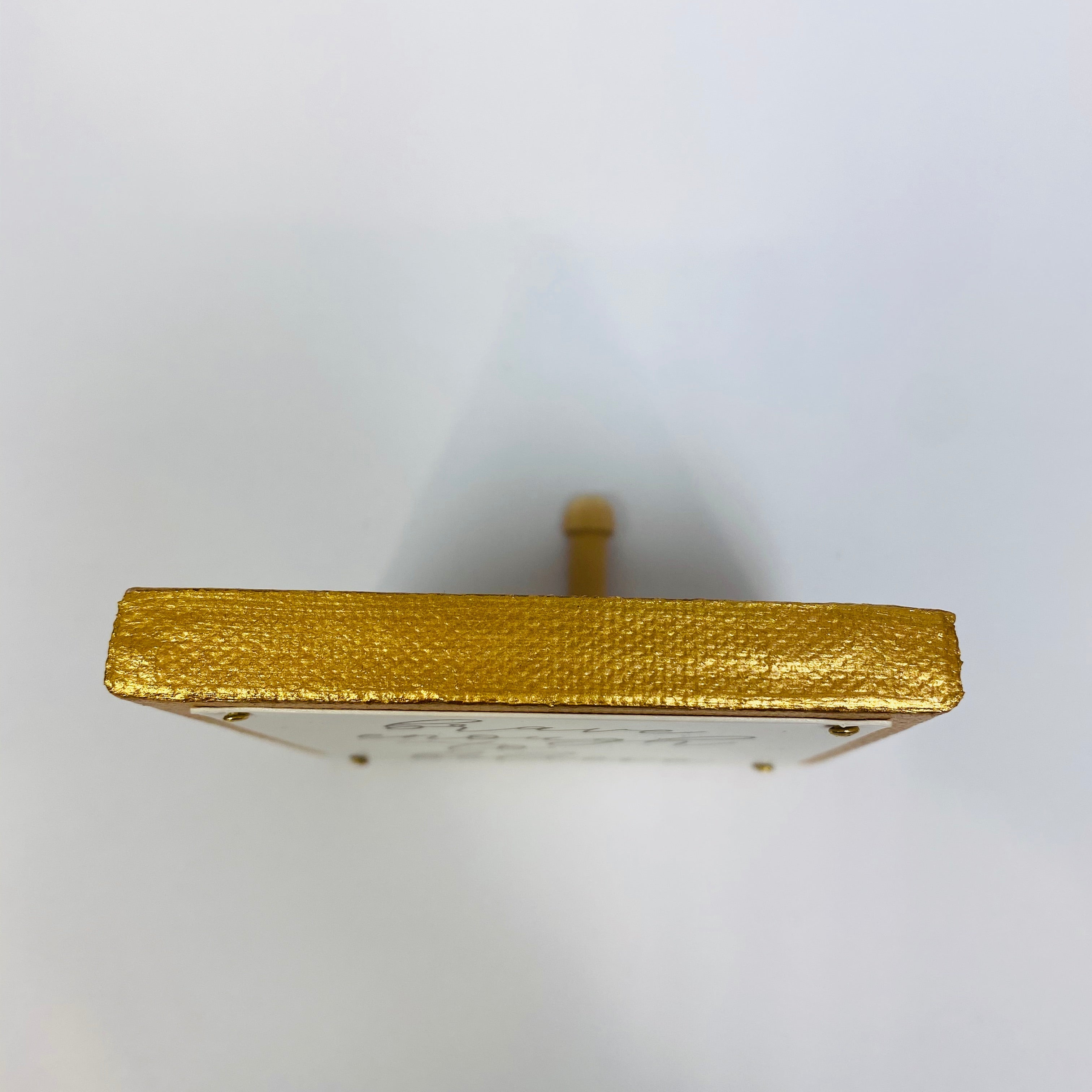 Brave Enough Gold Mini Inspirational Sign