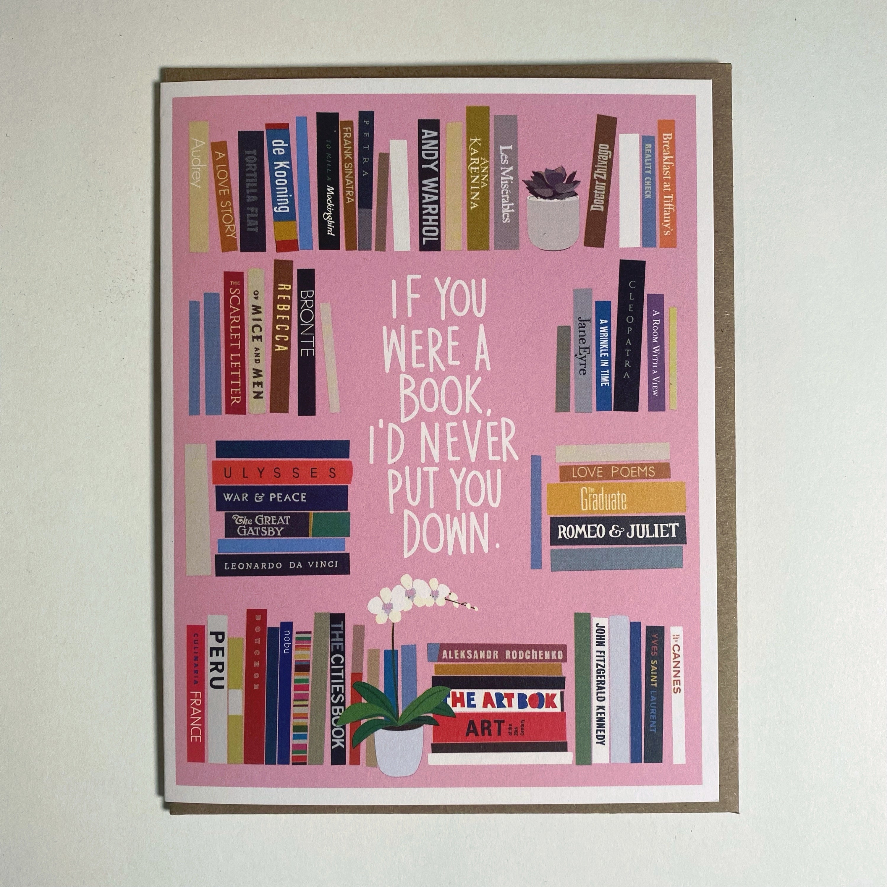 Book Crush Valentines Day Greeting Card