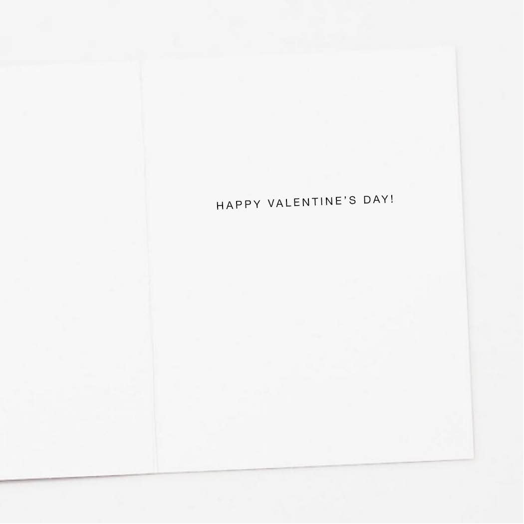 Book Crush Valentines Day Greeting Card