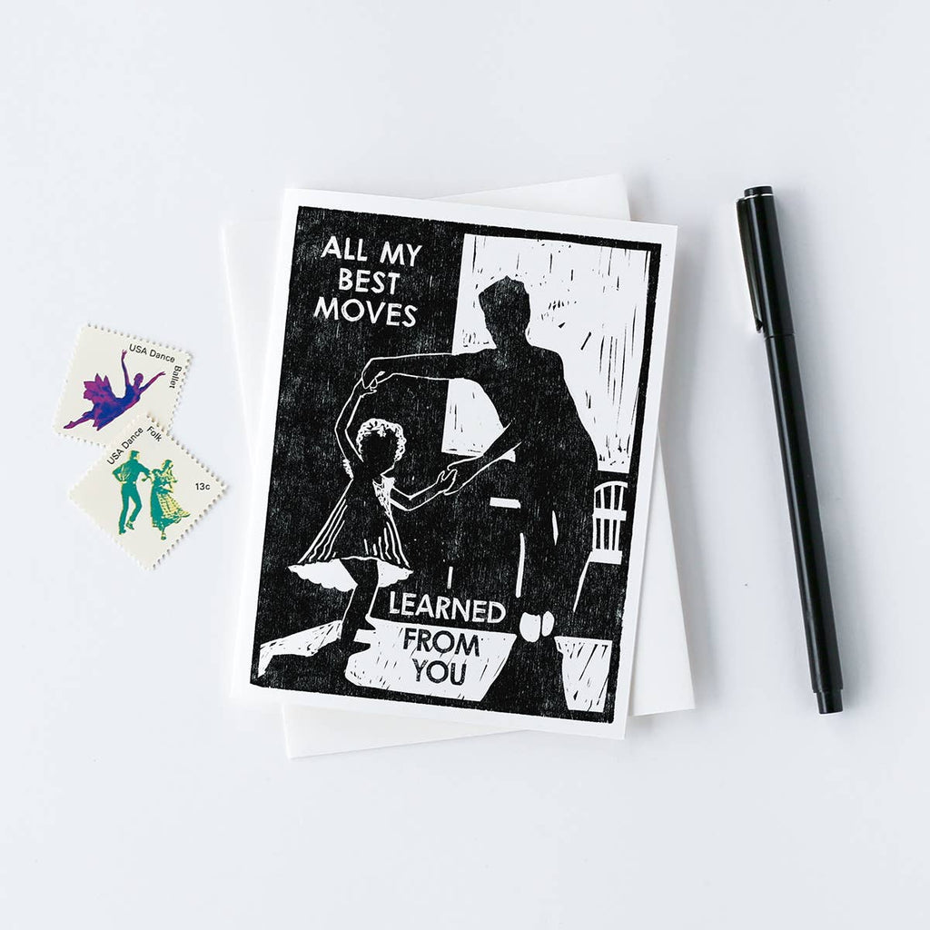 All My Best Moves Greeting Card