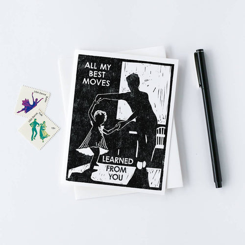 All My Best Moves Greeting Card