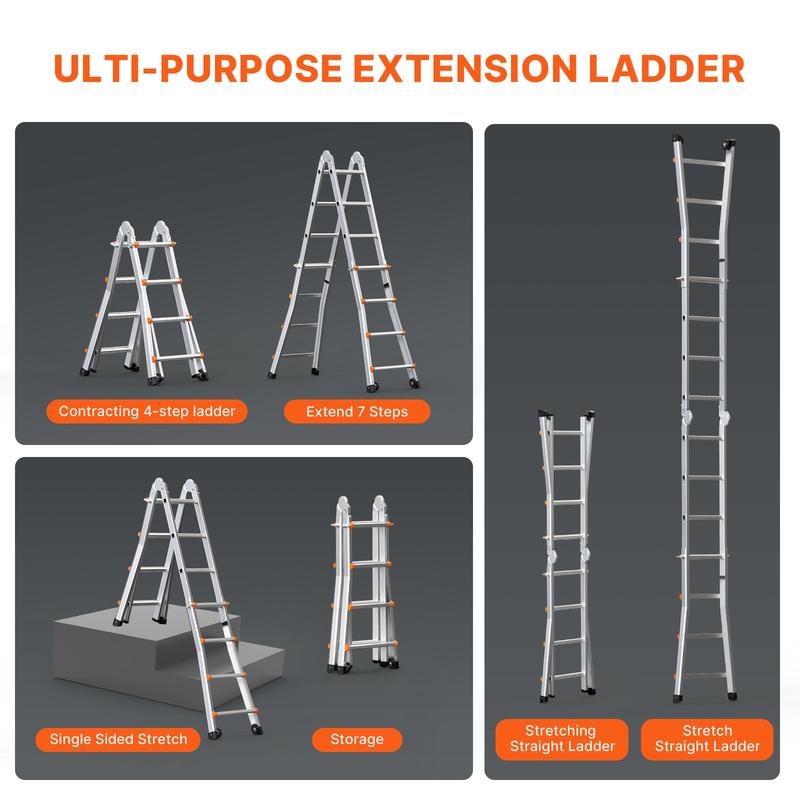 Multi-purpose Telescoping Ladder
